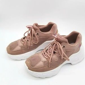 Zara Women Maxi Sole Mesh Sneakers